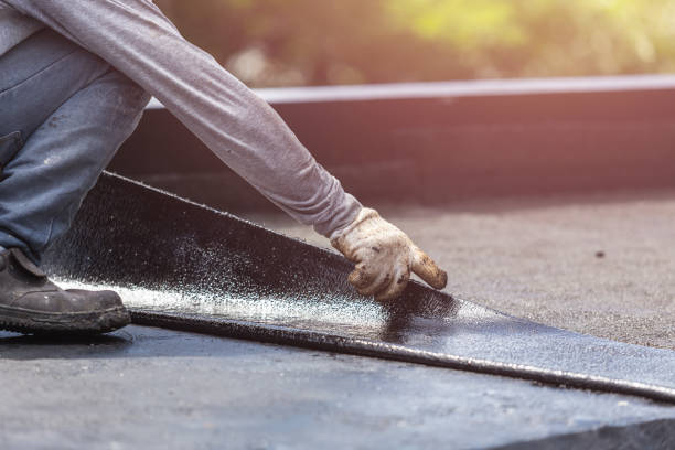 Professional Basement Waterproofing technician working in Buckeystown, MD